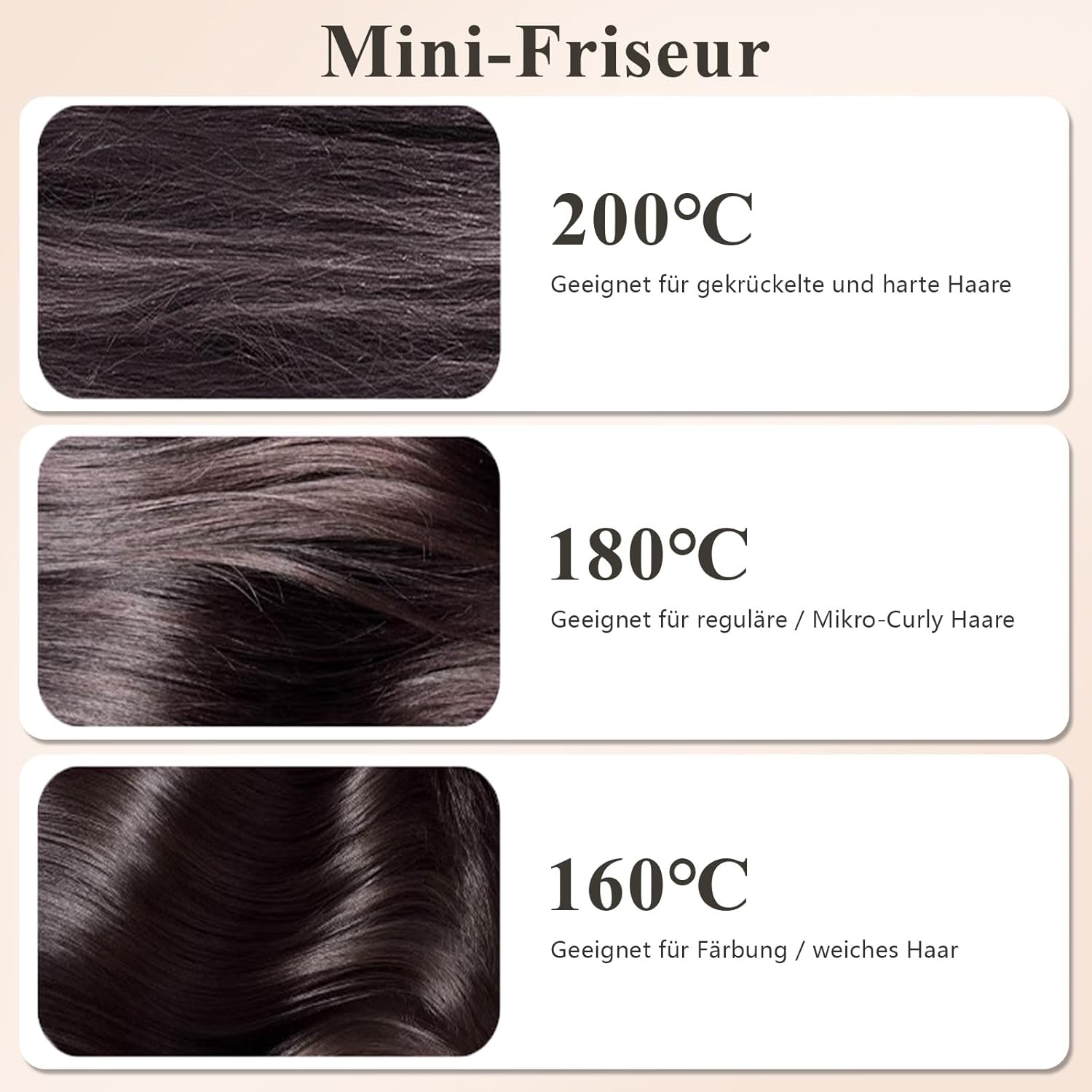 Perie de Îndreptat Portabilă și Reîncărcabilă